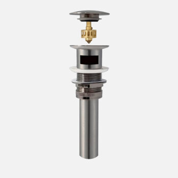 Pop-Up Bathroom Sink Drain with Overflow D-701