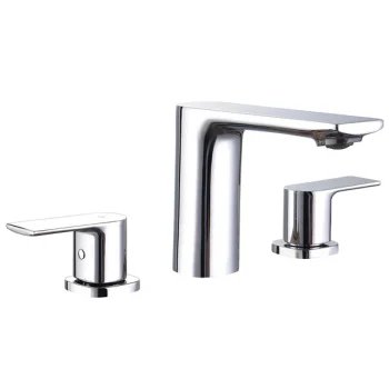 TIMELYSS Three Holes Widespread Bathroom Faucet - F13127