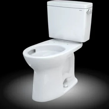 Toto Drake® Two-piece Toilet, 1.28 GPF, Elongated Bowl - Universal Height - 10" Rough-In
